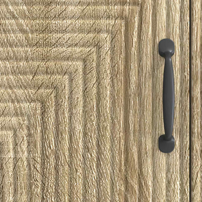 vidaXL Sideboard Sonoma Oak 66 x 34.5 x 89.5 cm Engineered Wood