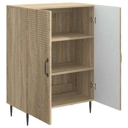 vidaXL Sideboard Sonoma Oak 66 x 34.5 x 89.5 cm Engineered Wood