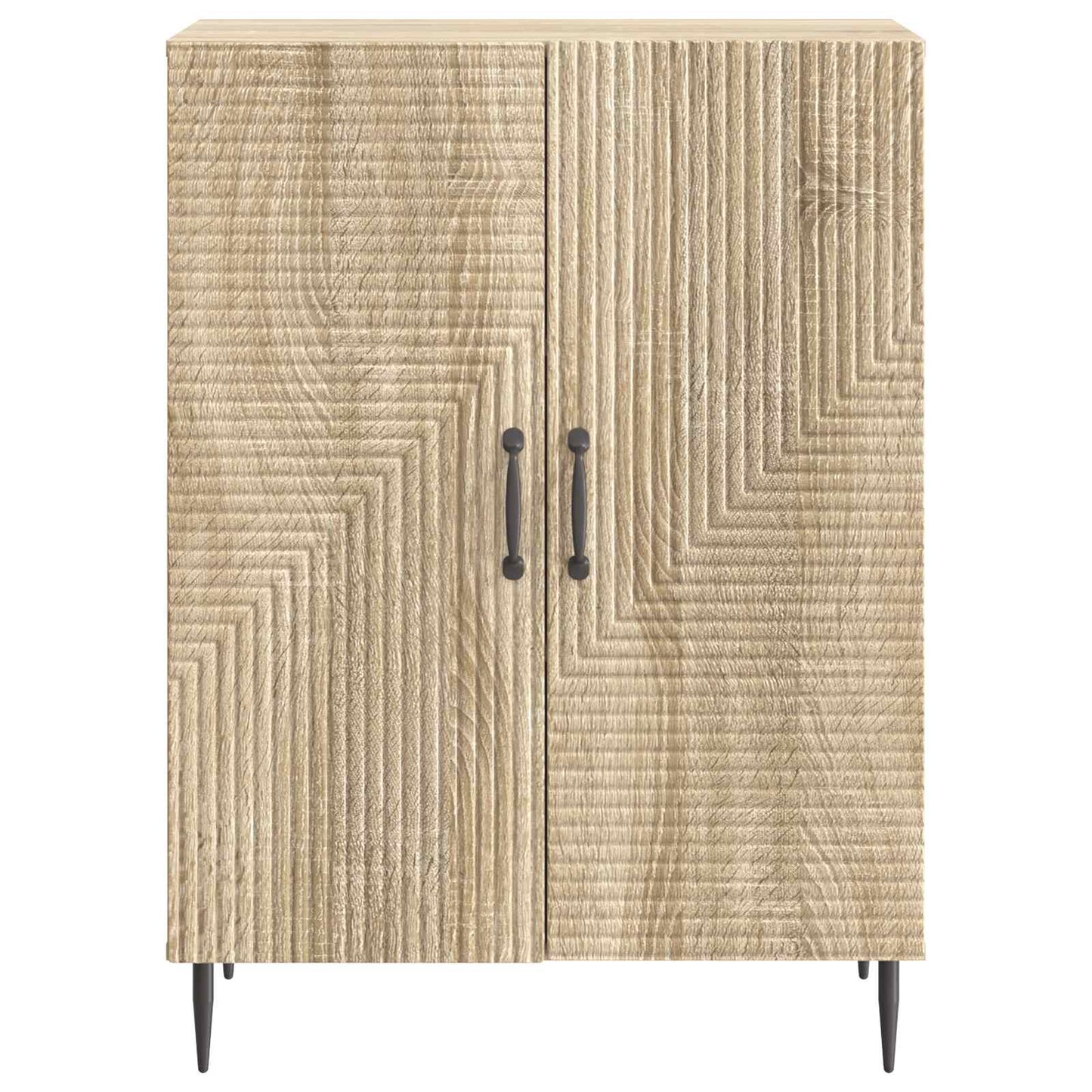vidaXL Sideboard Sonoma Oak 66 x 34.5 x 89.5 cm Engineered Wood