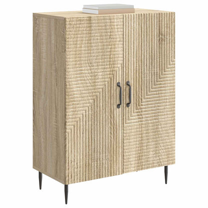 vidaXL Sideboard Sonoma Oak 66 x 34.5 x 89.5 cm Engineered Wood