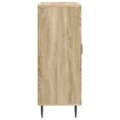 vidaXL Sideboard Sonoma Oak 66 x 34.5 x 89.5 cm Engineered Wood