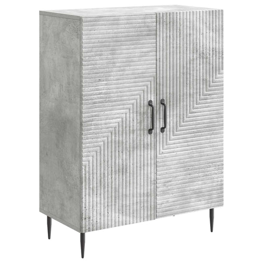 vidaXL Sideboard Concrete Grey 66 x 34.5 x 89.5 cm Engineered Wood