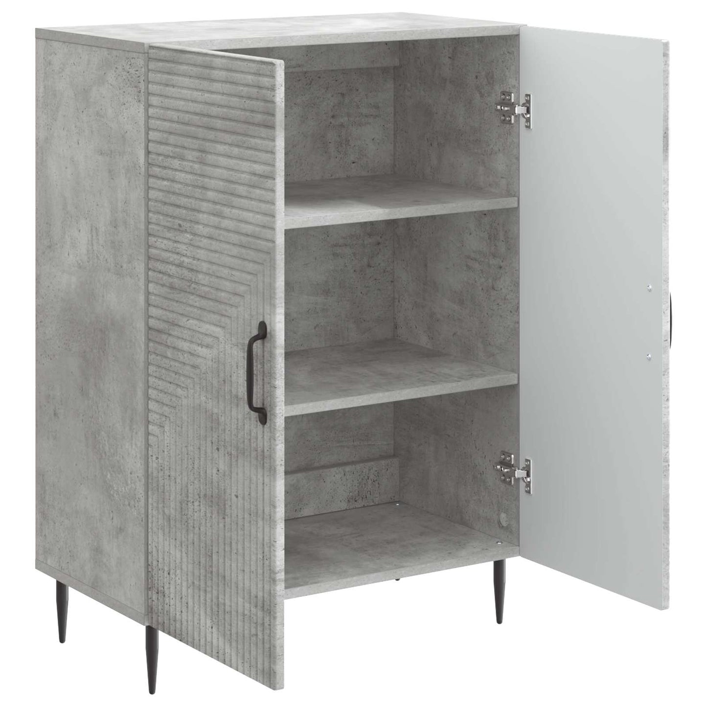 vidaXL Sideboard Concrete Grey 66 x 34.5 x 89.5 cm Engineered Wood