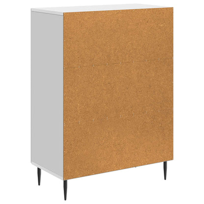vidaXL Sideboard High Gloss White 66 x 34.5 x 89.5 cm Engineered Wood