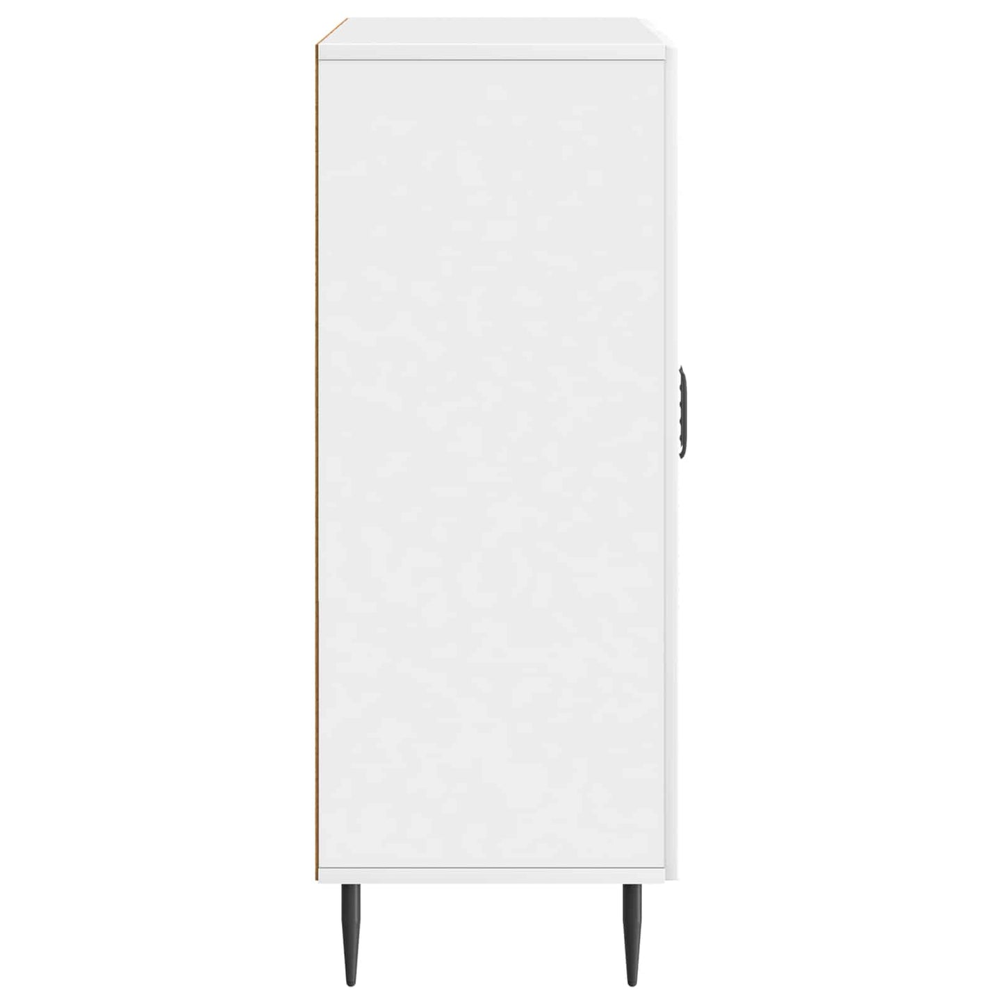 vidaXL Sideboard High Gloss White 66 x 34.5 x 89.5 cm Engineered Wood