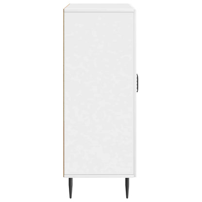 vidaXL Sideboard High Gloss White 66 x 34.5 x 89.5 cm Engineered Wood