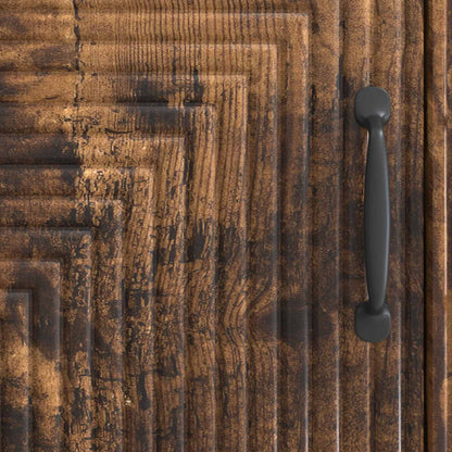 vidaXL Sideboard Smoked Oak 66 x 34.5 x 89.5 cm Engineered Wood