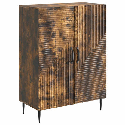 vidaXL Sideboard Smoked Oak 66 x 34.5 x 89.5 cm Engineered Wood