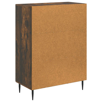 vidaXL Sideboard Smoked Oak 66 x 34.5 x 89.5 cm Engineered Wood