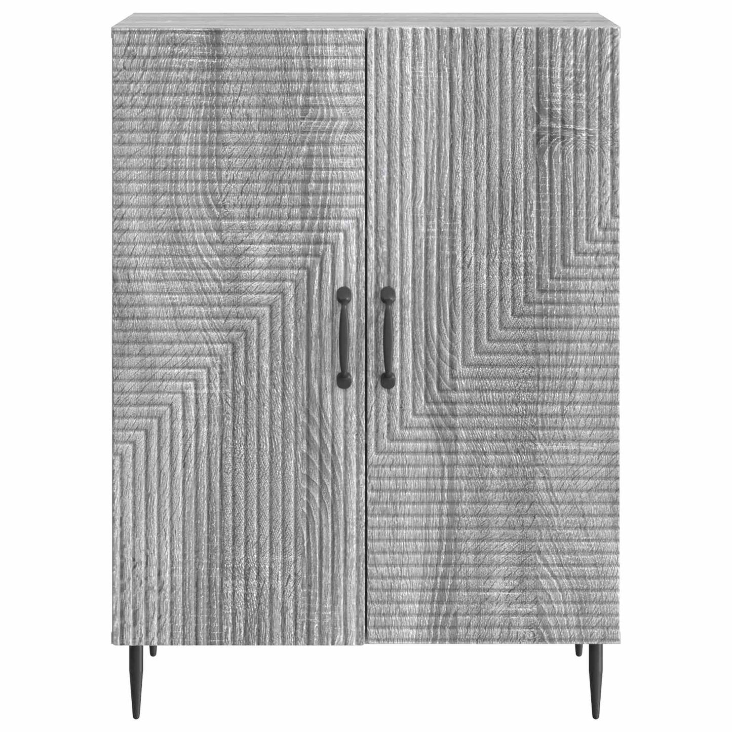vidaXL Sideboard Grey Sonoma 66 x 34.5 x 89.5 cm Engineered Wood