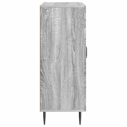 vidaXL Sideboard Grey Sonoma 66 x 34.5 x 89.5 cm Engineered Wood
