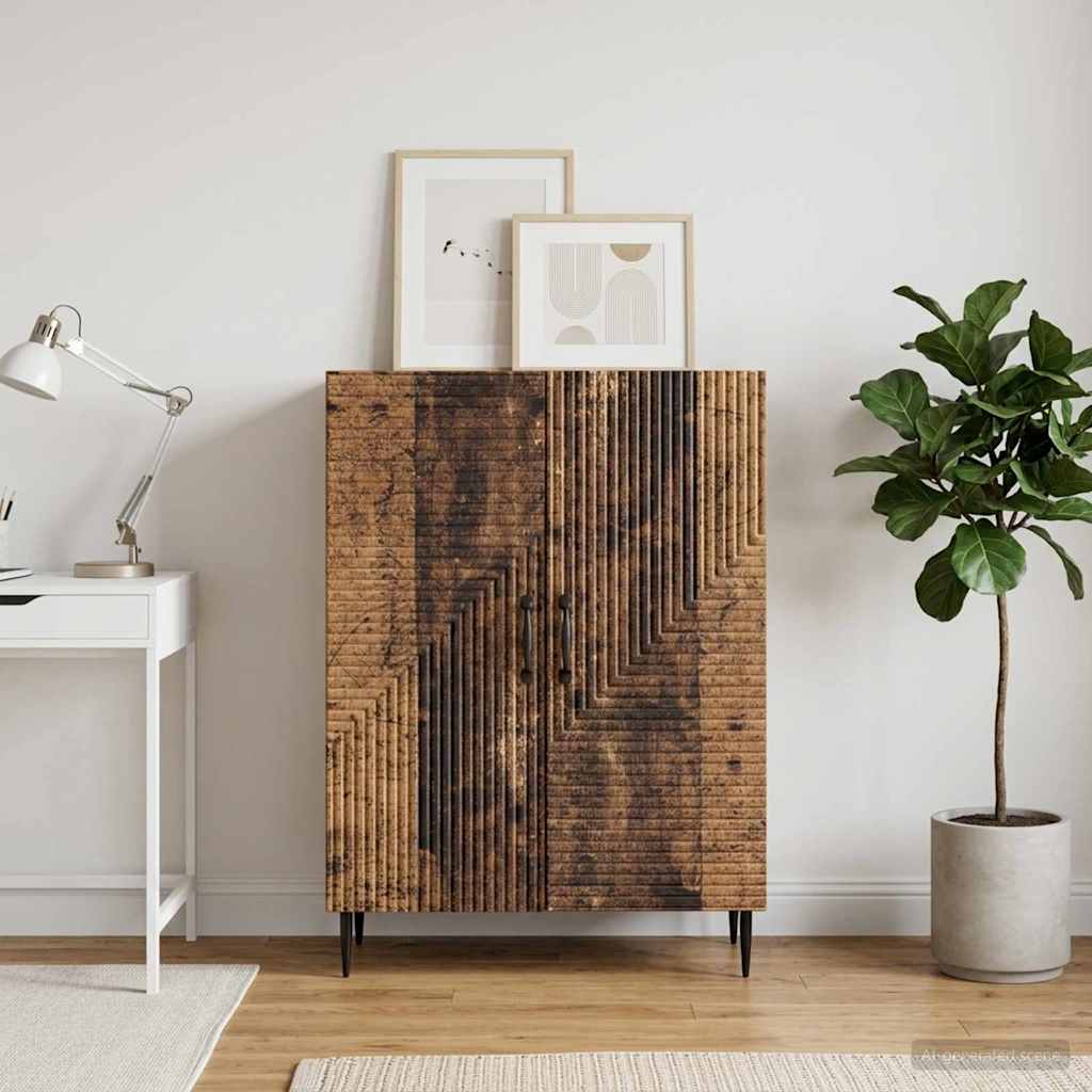 vidaXL Sideboard Old Wood 66 x 34.5 x 89.5 cm Engineered Wood