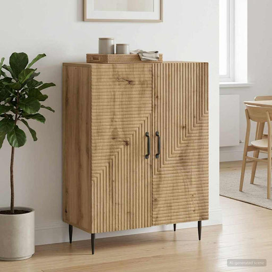 vidaXL Sideboard Artisan Oak 66 x 34.5 x 89.5 cm Engineered Wood