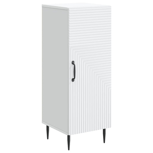 vidaXL Sideboard White 33 x 34.5 x 89.5 cm Engineered Wood