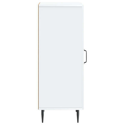 vidaXL Sideboard White 33 x 34.5 x 89.5 cm Engineered Wood