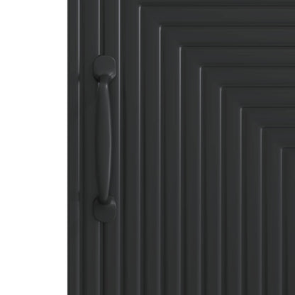vidaXL Sideboard Black 33 x 34.5 x 89.5 cm Engineered Wood