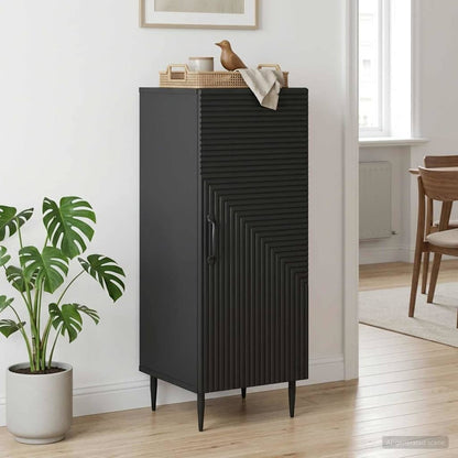 vidaXL Sideboard Black 33 x 34.5 x 89.5 cm Engineered Wood
