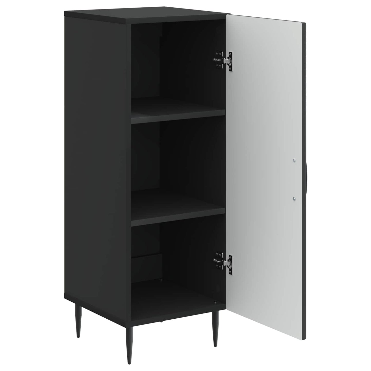 vidaXL Sideboard Black 33 x 34.5 x 89.5 cm Engineered Wood