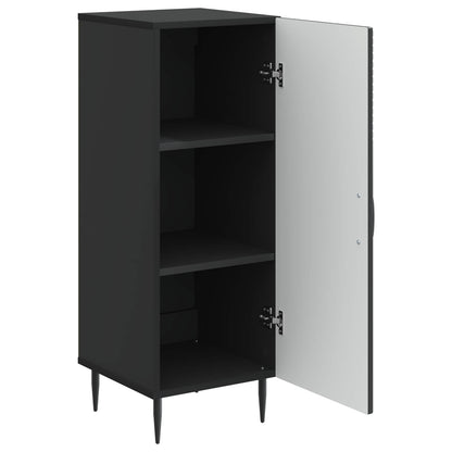 vidaXL Sideboard Black 33 x 34.5 x 89.5 cm Engineered Wood