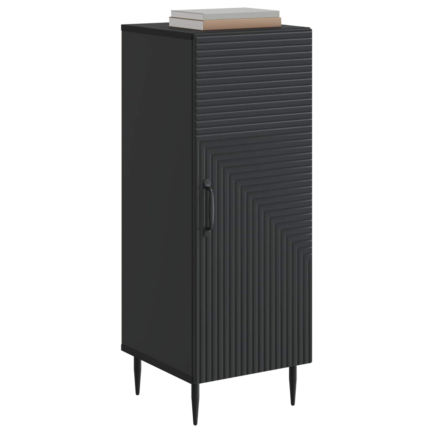 vidaXL Sideboard Black 33 x 34.5 x 89.5 cm Engineered Wood