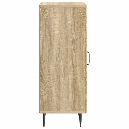 vidaXL Sideboard Sonoma Oak 33 x 34.5 x 89.5 cm Engineered Wood