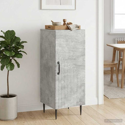 vidaXL Sideboard Concrete Grey 33 x 34.5 x 89.5 cm Engineered Wood