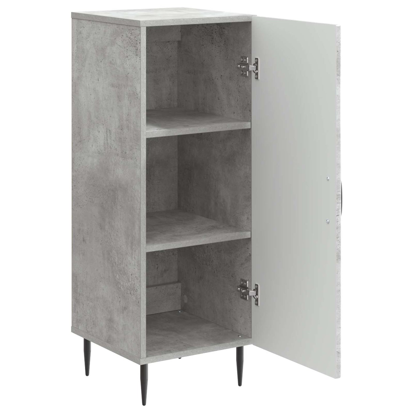vidaXL Sideboard Concrete Grey 33 x 34.5 x 89.5 cm Engineered Wood