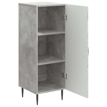vidaXL Sideboard Concrete Grey 33 x 34.5 x 89.5 cm Engineered Wood