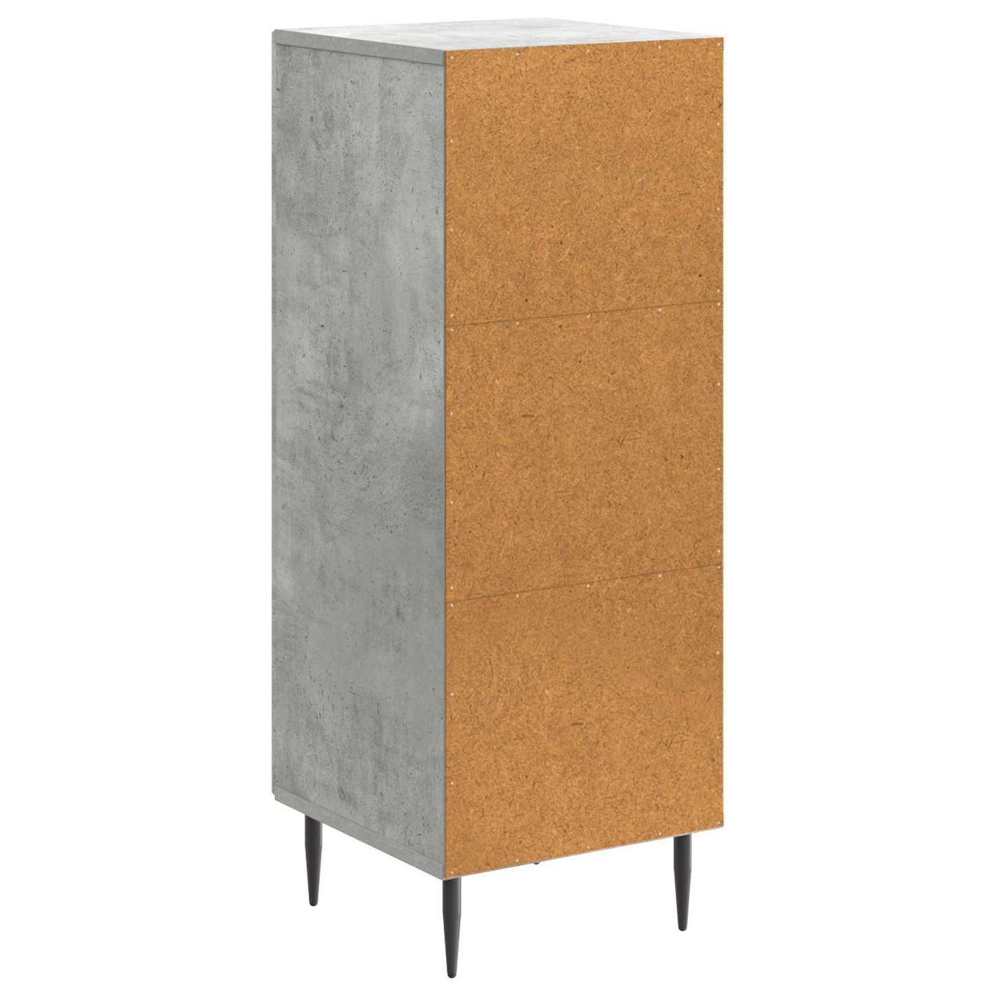 vidaXL Sideboard Concrete Grey 33 x 34.5 x 89.5 cm Engineered Wood