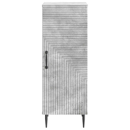 vidaXL Sideboard Concrete Grey 33 x 34.5 x 89.5 cm Engineered Wood