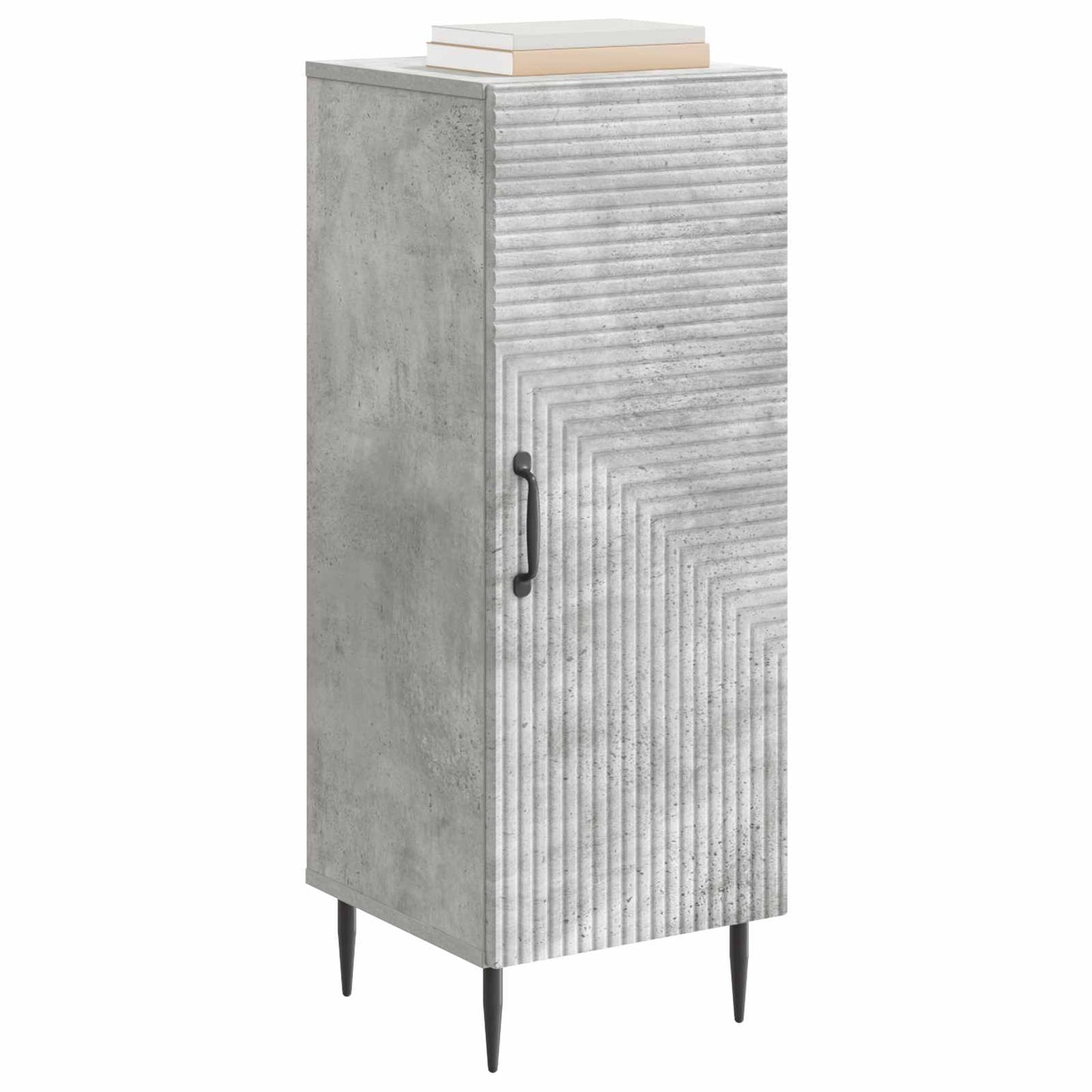 vidaXL Sideboard Concrete Grey 33 x 34.5 x 89.5 cm Engineered Wood