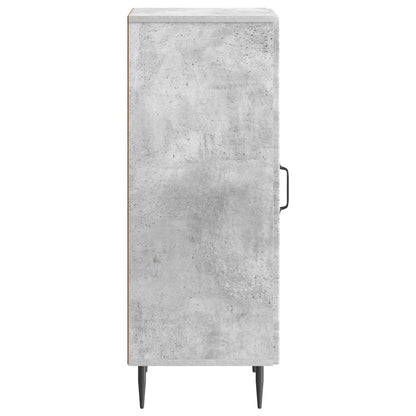 vidaXL Sideboard Concrete Grey 33 x 34.5 x 89.5 cm Engineered Wood