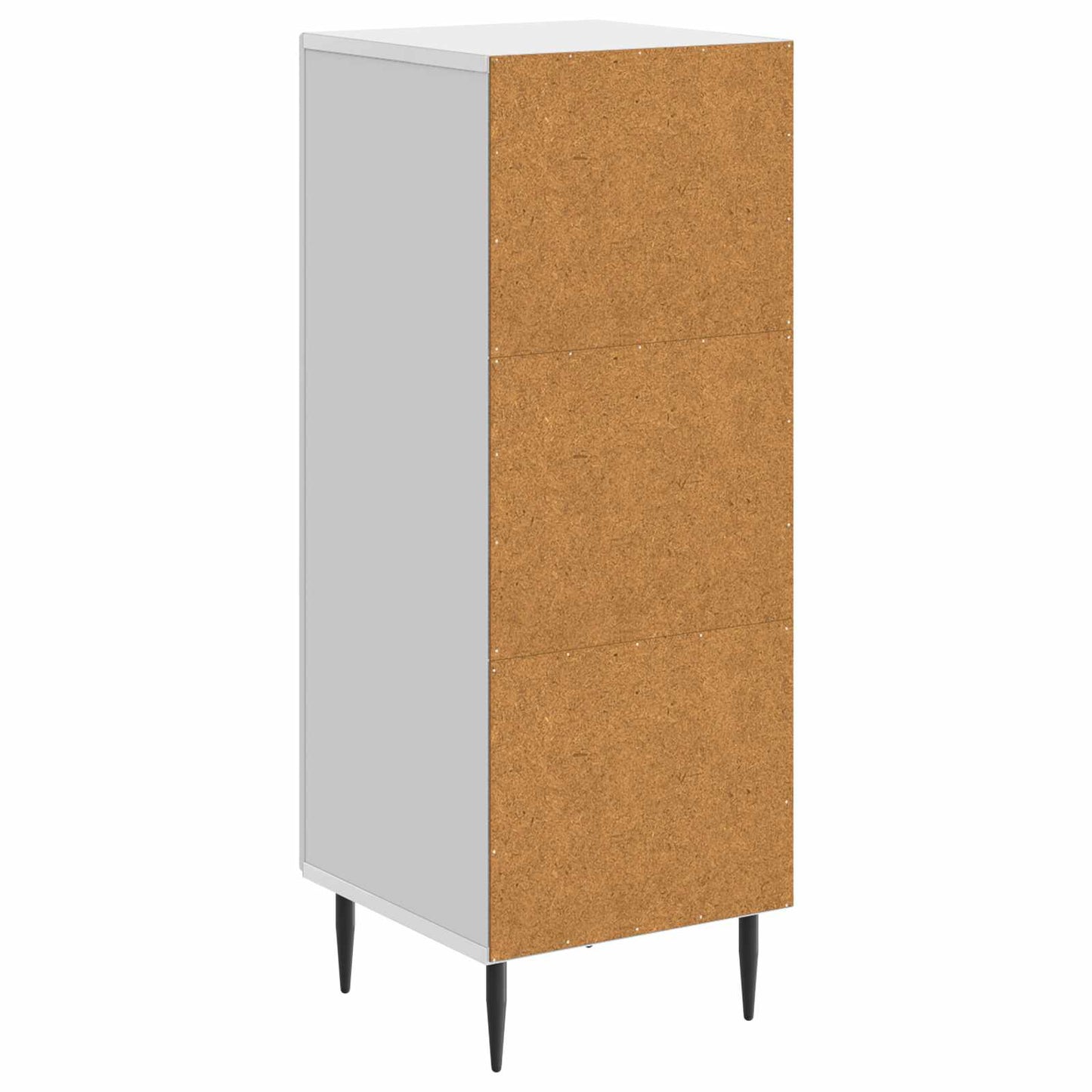 vidaXL Sideboard High Gloss White 33 x 34.5 x 89.5 cm Engineered Wood