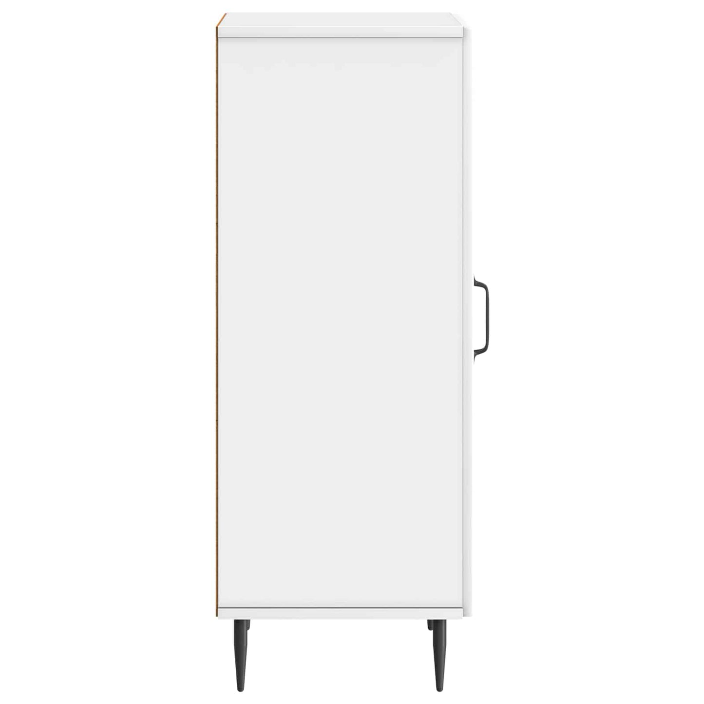 vidaXL Sideboard High Gloss White 33 x 34.5 x 89.5 cm Engineered Wood