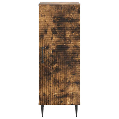 vidaXL Sideboard Smoked Oak 33 x 34.5 x 89.5 cm Engineered Wood