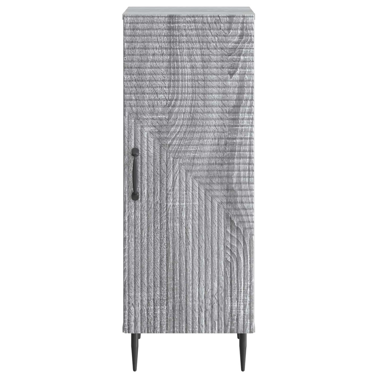 vidaXL Sideboard Grey Sonoma 33 x 34.5 x 89.5 cm Engineered Wood