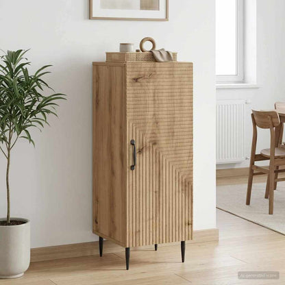 vidaXL Sideboard Artisan Oak 33 x 34.5 x 89.5 cm Engineered Wood