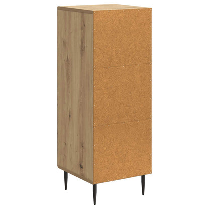 vidaXL Sideboard Artisan Oak 33 x 34.5 x 89.5 cm Engineered Wood