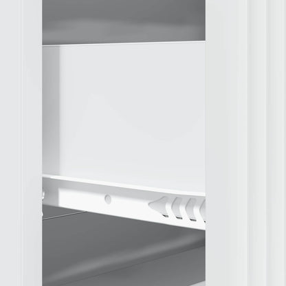 vidaXL Drawer Cabinet White 66 x 34.5 x 89.5 cm Engineered Wood