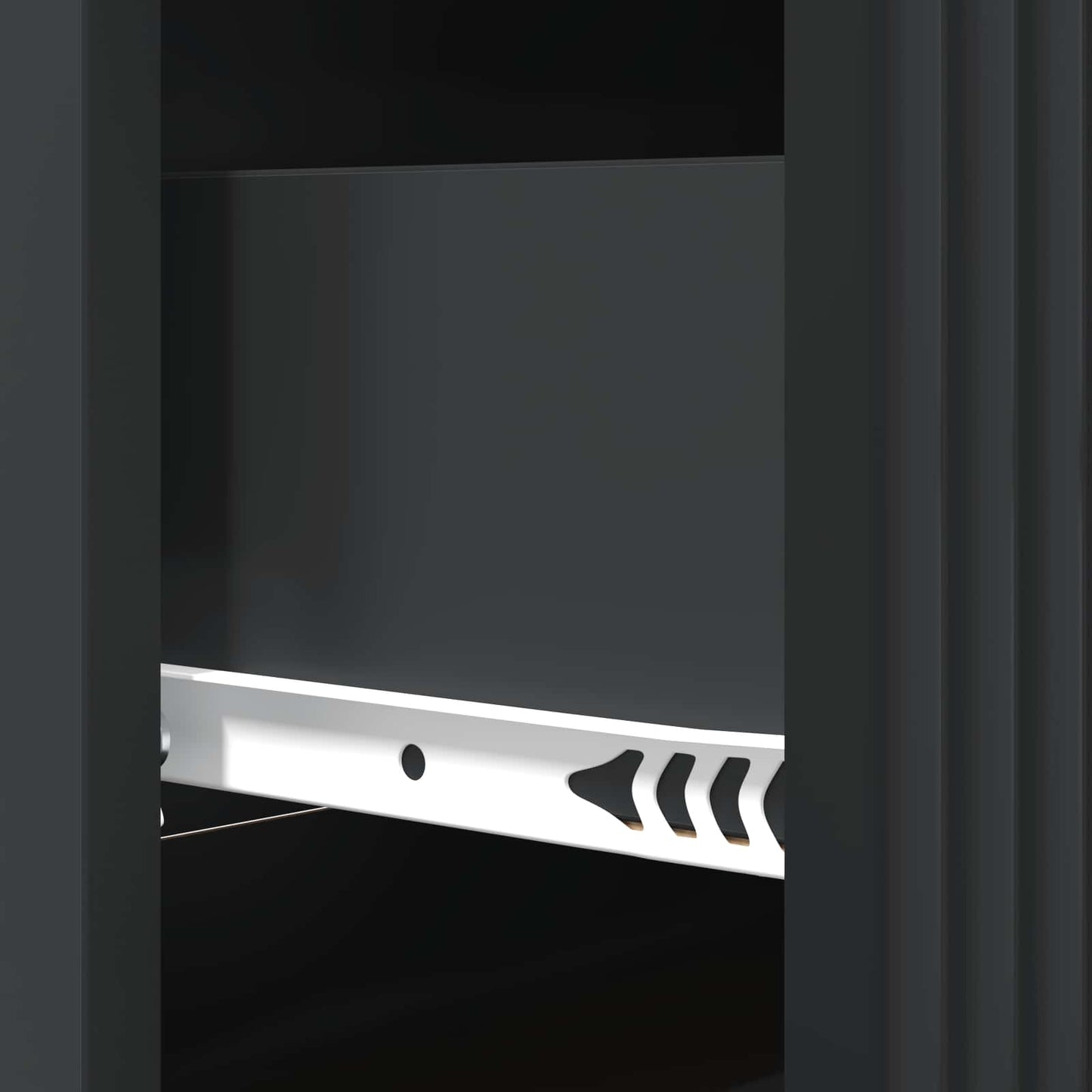 vidaXL Drawer Cabinet Black 66 x 34.5 x 89.5 cm Engineered Wood