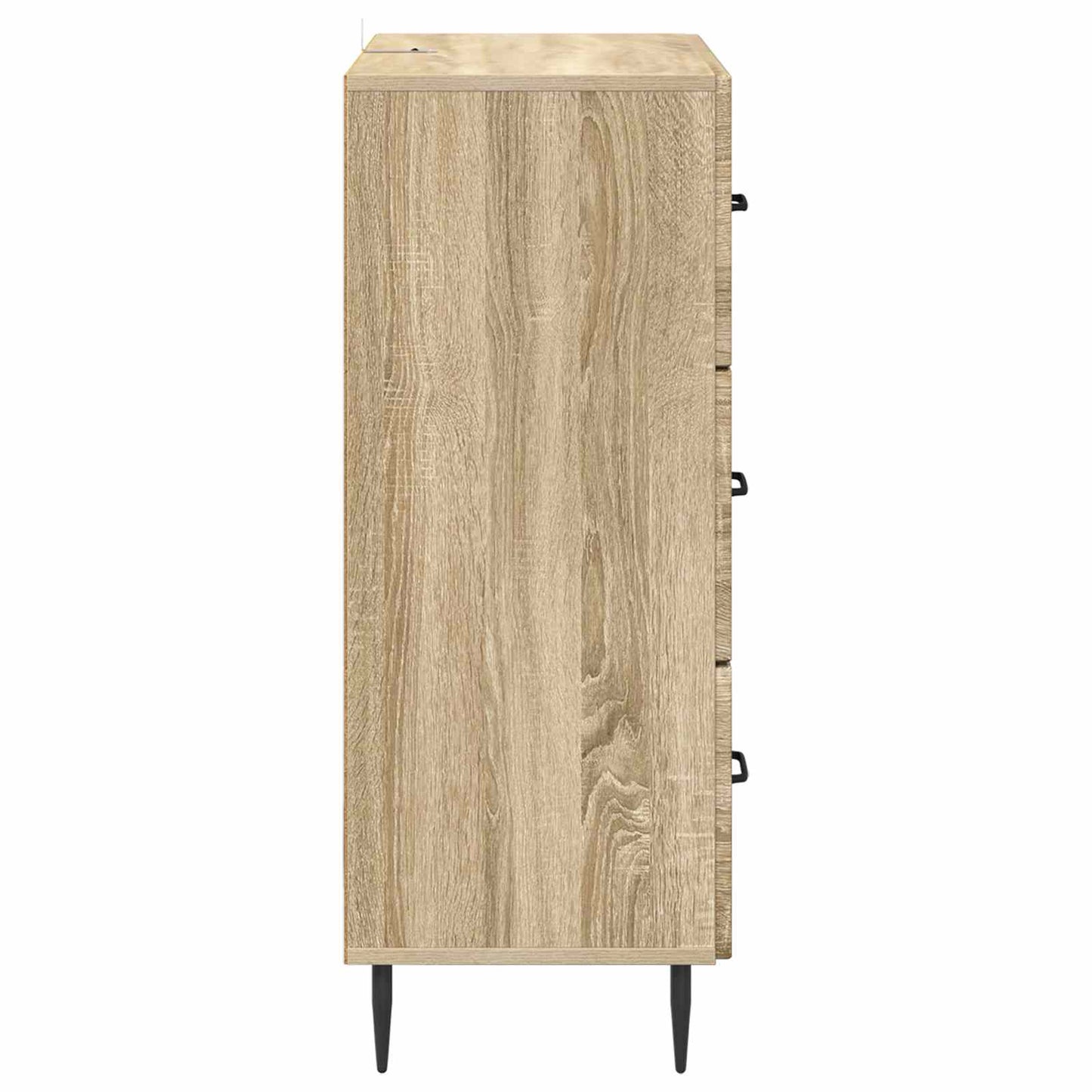 vidaXL Drawer Cabinet Sonoma Oak 66 x 34.5 x 89.5 cm Engineered Wood