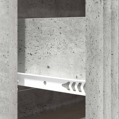 vidaXL Drawer Cabinet Concrete Grey 66 x 34.5 x 89.5 cm