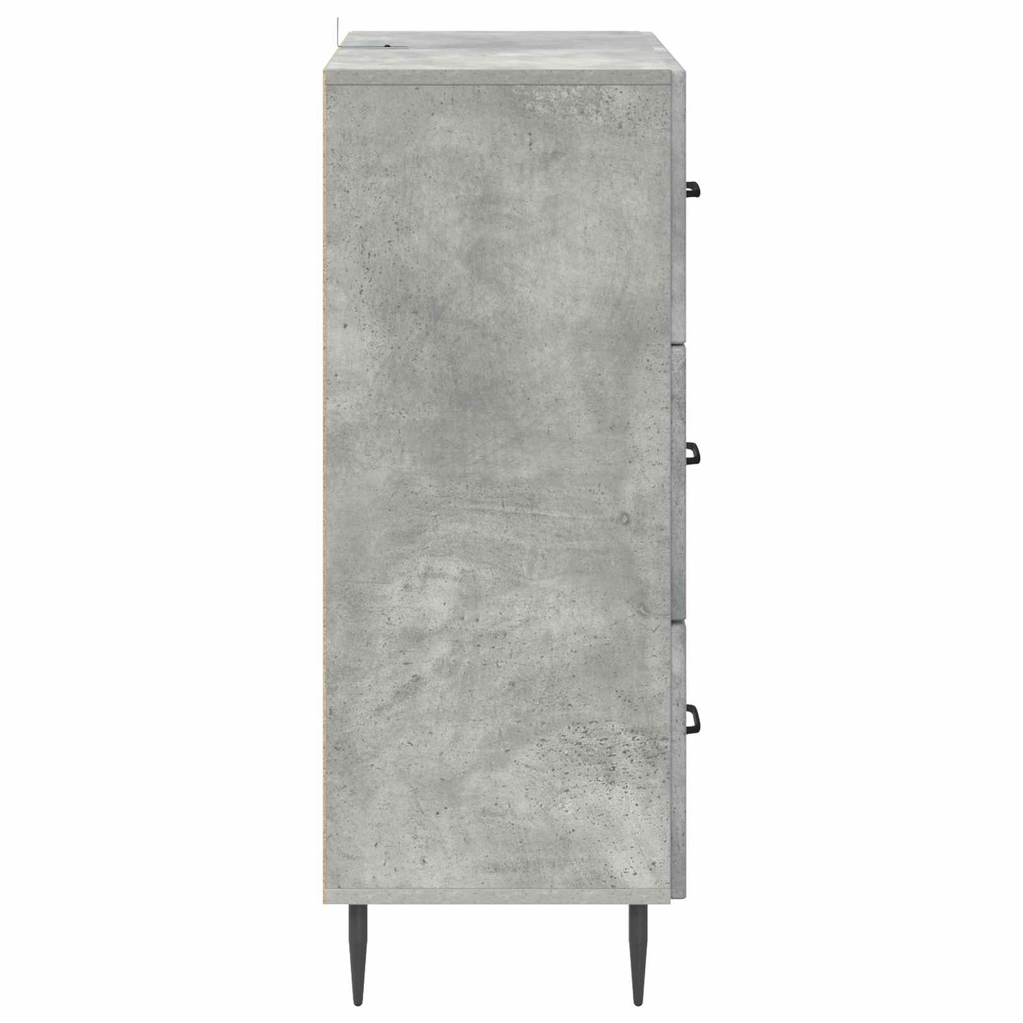 vidaXL Drawer Cabinet Concrete Grey 66 x 34.5 x 89.5 cm
