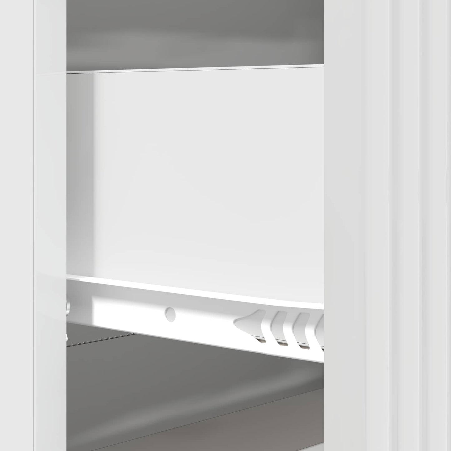 vidaXL Drawer Cabinet High Gloss White 66 x 34.5 x 89.5 cm