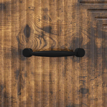 vidaXL Drawer Cabinet Smoked Oak 66 x 34.5 x 89.5 cm Engineered Wood