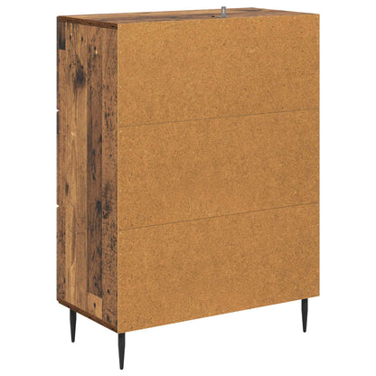 vidaXL Drawer Cabinet Old Wood 66 x 34.5 x 89.5 cm Engineered Wood