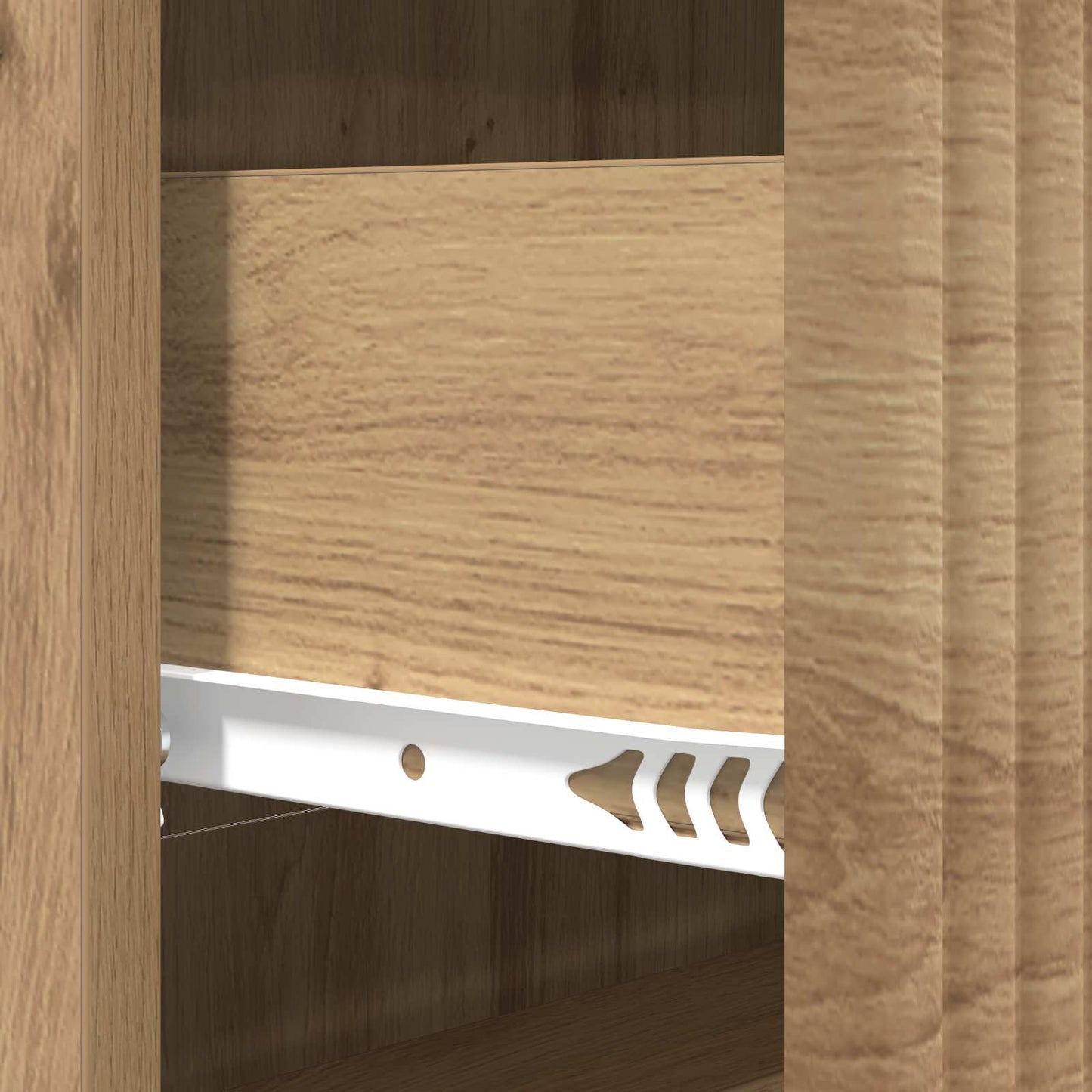 vidaXL Drawer Cabinet 66 x 34.5 x 89.5 cm Engineered Wood Artisan Oak