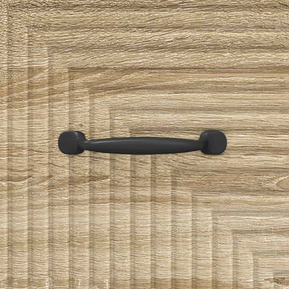 vidaXL Drawer Cabinet Sonoma Oak 33 x 34.5 x 89.5 cm Engineered Wood