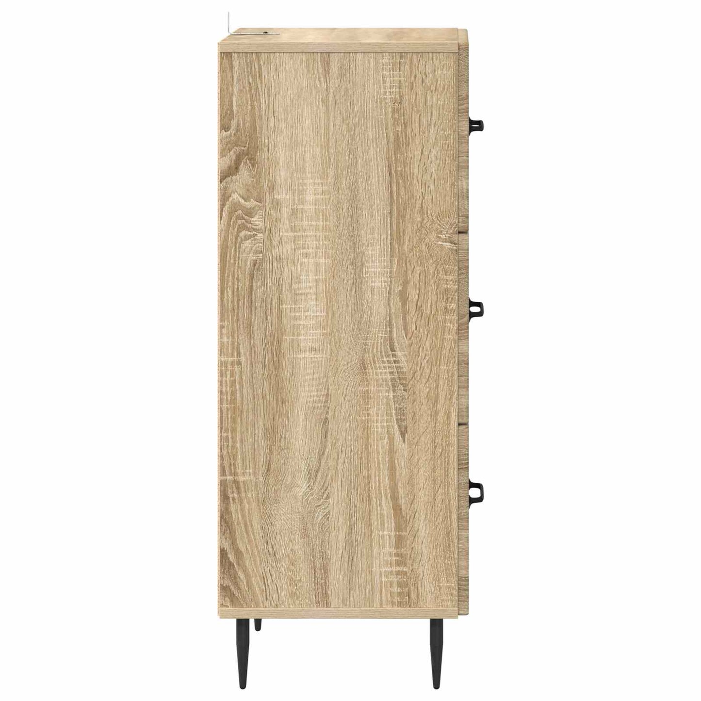 vidaXL Drawer Cabinet Sonoma Oak 33 x 34.5 x 89.5 cm Engineered Wood