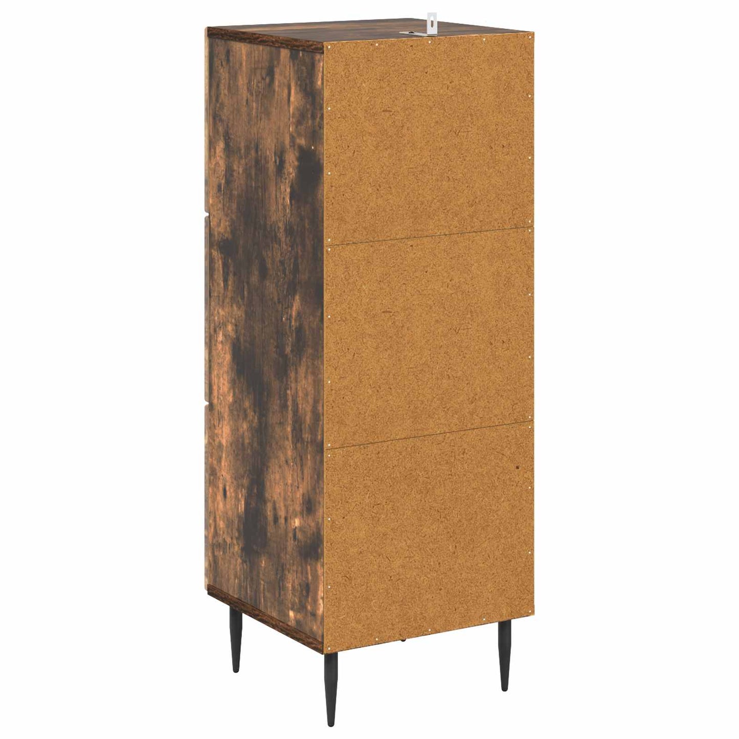 vidaXL Drawer Cabinet Smoked Oak 33 x 34.5 x 89.5 cm Engineered Wood